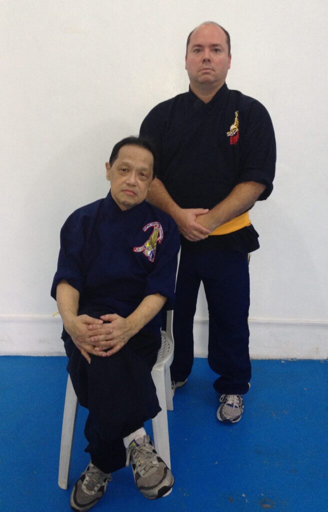 Sifu Alex Co and Mark V Wiley of the Beng Kiam and Beng Hong Ngo Cho Kun tradition